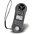 Lutron® LM-8010 4 in 1, Anemometer with air flow (CMM, CFM) + Humidity meter + Light meter + Thermometer
