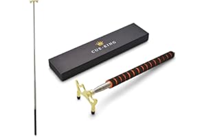 Cue-King Telescopic Bridge Stick with Premium Woven Handle, Pool Accessories, Snooker Accessories, Bridge for Snooker and Pool