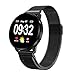 Produktbild GOKOO Smartwatch Damen Herren Fitness Armbanduhr mit Full-Touchscreen Wasserdicht IP67 Fitness Tracker Aktivitätstracker Pulsuhren blutdruck Uhr mit Kalorienzähler Schlafmonitor für Android Schwarz