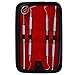 Produktbild Zahnpflege Set, Zahnreinigung Sonde - 4 Stck Zahnarzt Instrument - Zahnreinigungsset durch Kovira - Zahnarztspiegel, Schaber, Zahnsteinentferner, Zahnkratzer & Zahnstein - Zahnpflege - Dental Set