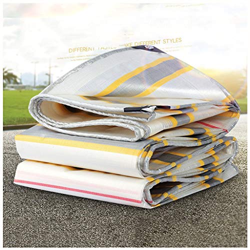 Preisvergleich Produktbild WATER Hochleistungsfarbstreifen PVC-Plane / LKW-Auto-Segeltuch-dickere Autoabdeckung Faltbare Multifunktionsöse / 210 G / M 2 / 0,38 Mm (größe : 5x5m(16.4x16.4) ft)