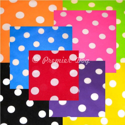 Premier-Dog-8-X-Mixed-Colours-Polka-Dot-Dog-Bandanas-Scarf