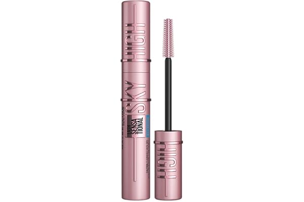 Maybelline New York Lash Sensational Sky High Mascara, Very Black, Lengthening and Volumizing Mascara With Bamboo Extract & Fibres, Ophthalmologist tested and Waterproof 6ml