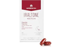HELIOCARE Cantabria Labs - Iraltone AGA Plus - 60 Cápsulas - Formulado para abordar la caída capilar crónica severa - Fortalece el cabello - Sin Gluten y Lactosa
