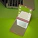 Anself Mini Portable Folding Compact Hand Cosmetic Make Up Pocket Mirror with 8 LED Light for Women Girls Lady