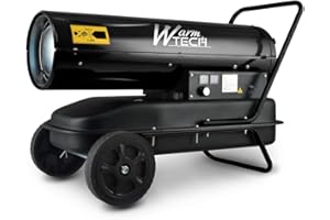 WARM TECH Canon à chaleur diesel 50 KW avec roues