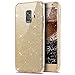 Produktbild Homikon 360 Grad TPU Silikon Hülle Bling Glänzend Glitzer Strass Schutzhülle KomplettDurchsichtige Handyhülle Fullbody Vorne Hinten Rundum Etui Kompatibel mit Samsung Galaxy A6 Plus 2018 - Gold