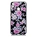 Produktbild Chreey Huawei Honor 8X Hülle, Weiche TPU Silikon Bumper Case 3D Drucken Blume Muster Design Mode Handyhülle [Rosa Blumen]