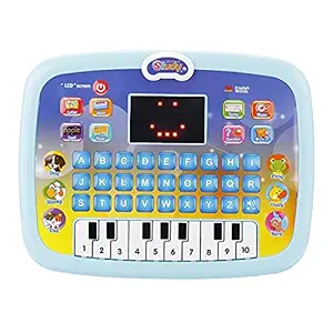 SIDDHI CREATIVE Kids Computer Tablet Toy Baby Children Early Educational Learning Machine Toys Electronic Children Study Game for 3+ Year Olds Girls Boys Christmas Gift Birthday Presents