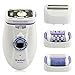 3 IN 1 Women Lady's Electric Rechargeable Body Hair Shaver Epilator Callus Remover Bikini Line Smooth Leg Armpit Trimmer