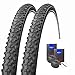 Produktbild Set: 2 x Schwalbe Smart Sam Reflex HS367 Cross Reifen 37-622 / 28x1.40 + Schwalbe SCHLÄUCHE Autoventil
