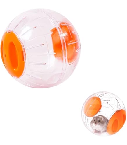 Piccola Palla Da Criceto, Palla Da Corsa Di Criceto | Ruota Per Criceto Di Esercizio Traspirante | Accessori Per Gabbia A Ruota Multifunzionale Attività Di Piccoli Animali Domestici Per