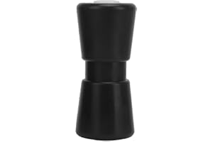 Akozon Rodillo de Goma para Remolque de Barco, Rodillo de Remolque de Barco, Tope de de Goma Resistente a Arañazos, Color Negro, Rodillo de Proa para Remolque de Yate