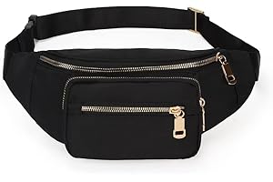 Estwell Sac Banane Femme Homme Multipoches Sac Ceinture Ville Imperméable Sac Banane Voyage Randonnée Unisexe Grande Capacité Sacoche de Ceinture