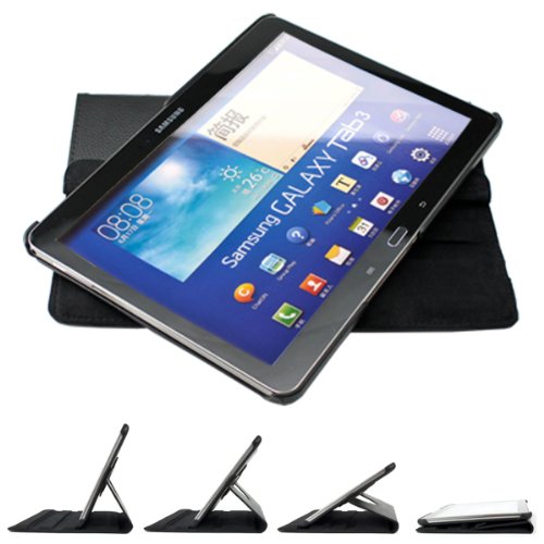 3in1 SET 360° Tab3 10.1 Schutzhülle + Folie + Pen Samsung Galaxy Tab 3 P5200 P5210 P5220 Tasche Etui (Rosa) - 9