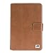 Produktbild Solo Pelle Ipad Mini 4 Ledertasche Case Hülle "Miami" aus echtem Leder mit Standfunktion (Ipad Mini 4, Cognac Braun)