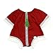 Produktbild Mädchen Jumpsuit Xinan Baby Tassel Kurzarm Strampler Overall (L, Rot)