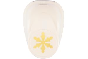 Vaessen Creative Perforatrice Flocon de Neige - 2.2 x 2.2 cm - pour Projets DIY, Papier Scrapbooking, Plastique Fou, Bullet Journaling, Cartes de Vœux, Papier Découpage, Étiquettes, Décorations