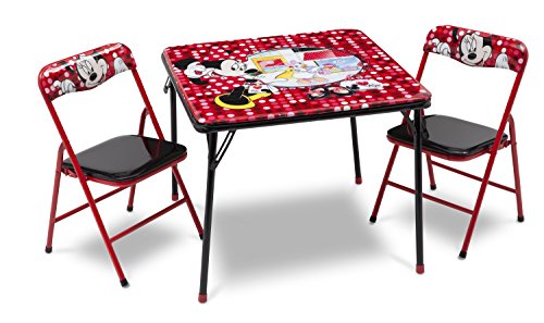 Disney Minnie Mouse Metal Table and Chair Set