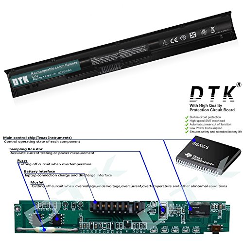 Dtk® Ultra Hochleistung Notebook Laptop Batterie Li-ion Akku für HP Pavilion 15-ab036TX / Pavilion 14-ab011TX P/N: KI04 [14.8V 2200MAH] - 2
