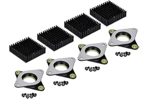 BZ 3D Nema 17 amortisseur de moteur pas à pas amortisseurs de vibrations en caoutchouc+dissipateur de chaleur+vis M3 pour (ensemble de 4 pièces)