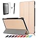 Produktbild Hohe Qualität Prämie Ultra Schlank Leicht Smart Cover Tasche für Huawei MediaPad M3 Lite 10" Tablet PC + Displayschutzfolie und Stylus Pen (M3 Lite 10, Gold)