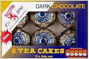 Tunnock's Tea Cakes Dark Chocolate 6 x 24g