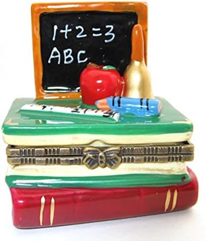 ABC Blackboard Teacher Gift Hinged Trinket Box phb