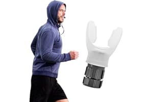 ZINUEEN Entrenador de pulmón deportivo, entrenador de respiración para los pulmones, limpiador de pulmón Oxyfit, hipoxia, dispositivo de entrenamiento con resistencias ajustables para entrenamiento de