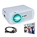 Produktbild Crenova XPE460 Beamer, LED Upgrade Beamer 800*480 Auflösung Augenschutz inklusive HDMI Kabel für das Heim- Gartenkino verknüpfbar mit TV Laptop PC Spielekonsole SD Karte unterstützt iPad /Smartphone