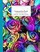 Price comparison product image Composition Book Turquoise & Rainbow Roses Wide Rule: Bright Kaleidoscope Unicorn Multi-color Roses Colorful Notebook for Kids, Teens, Middle, High School, College Students Teachers & Home School