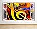 Produktbild tekkdesigns C570 Musik Violinschlüssel Art Living Fenster Wand Aufkleber 3D Kunst Aufkleber Vinyl Raum