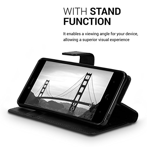 kwmobile Funda para bq Aquaris U Plus - Carcasa de Cuero sint tico - Case con Tapa y Tarjetero en Negro reviews kwmobile Funda para bq Aquaris U Plus - Carcasa de Cuero sint tico - Case con Tapa y Tarjetero en Negro