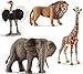 Produktbild Schleich Afrika-Set Strauß Löwe Giraffe Elefant - 4 Figuren - 14610 14726 14750 14761
