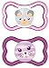 MAM Air Silicone 218822 Dummies 6-16 Months Pack of 2 for Girls