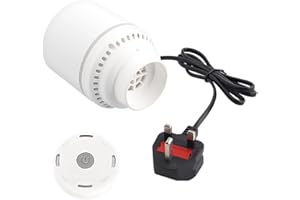 Lotvic Vacuum Bag Electric Air Pump, 3.8cm Diameter Portable Travel Vacuum Pumps for Vacuum Storage Bags, Powerful Vacuum Bags Pumps for Clothes, Mattress, Blankets (Pump)