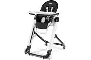 Peg Perego, Siesta Follow Me, Trona multifunción, de 0 meses hasta los 15 kg, negro (Licorice)