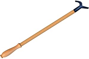 Arredamenti Italia AR_IT 643 - o - pręt do wieszaków na płaszcze - lite drewno bukowe/naturalne - 86 cm