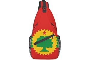 Bröstväska Oromo flagga crossbody väska utomhus ryggsäck mångsidig bröstväska för resor, sport, affärer, Crossbody väska 109