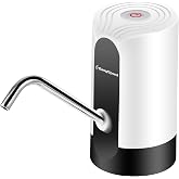 EASYSPEED Distributeur Eau,Distributeurs à Eau avec 2 Adaptateurs, Pompe à Eau Automatique Distributeur d'eau Portable Rechar