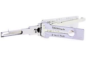 Loboo Idea Genuine LiShi VAG(2015) 2-in-1 - Lock Pick and Decoder Together Pick Sets Tool (New Name： LiShi 162T (8) 2-in-1 - Lock Pick and Decoder Tool)