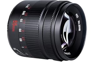 7artisans Lente de enfoque manual APS-C de 55 mm F1.4 Mark II APS-C, lente de cámara sin espejo de gran apertura M4/3 para Olympus E-PL3/E-PL6/E-M1 II/PEN E-PL10 y Panasonic GH1/GX9