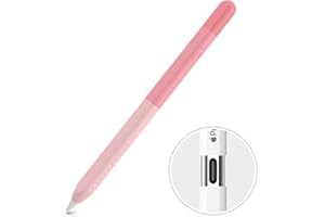 Delidigi iPencil Case Compatible with Apple Pencil (USB-C) 2023, Gradient Color Silicone Protective Sleeve Case for Apple Pencil (USB-C) 2023, Facilitating Charging While Attached