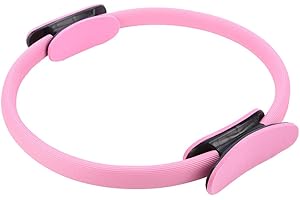 KOSDFOGE Círculo Anillo Pilates, Círculo Mágico Anillo Ejercicio, Círculo Resistencia de Anillo Yoga Doble Agarre 4 Colores 1,4 Pulgadas para Fitness de Muslos y Piernas