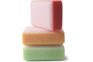 martini SPA - Massage Color - Éponge new skin double action, polyuréthane, couleur aléatoire assortie, 14,3 x 9,5 x 5,5 cm, 17 g, 1 unité - Fabriqué en Italie