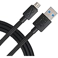 FLiX (Beetel USB to Micro USB PVC Data Sync & 2A Fast Charging Cable, Made in India, 480Mbps Data Sync, Solid Cable, 1 Meter Long USB Cable for Micro USB Devices (Black)(XCD-M11)