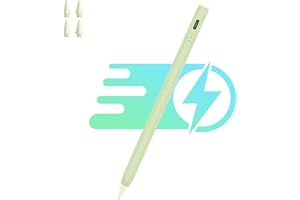 TIPAO Stylus Pen for iPad Pen 5-10Mins Fast Charging, Stylus Pen Compatible with Apple Pencil for 2018-2023 iPad Drawing Writing, Anti-Palm Mis-Touch, Tilt Sensitivity, Magnetic Design (Green)