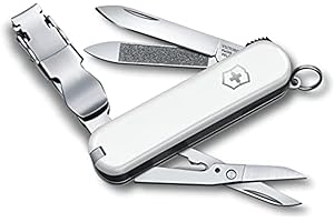 Victorinox, Nail Clip 580, Navaja Multiuso Suiza, Cuchillo bolsillo, Regalo, 8 Funciones, Hoja pequeña, Lima de uñas
