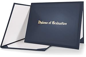 GraduationMall 22cmx28cm(8.5"x11") Impresso Diploma Copertura La Laurea per Documenti e Premi e Certificati Marina Militare