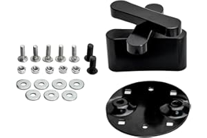 CStern Supporto per serbatoio carburante tanica benzina, serbatoio fuoribordo portatile antistatico serbatoio di riserva per ATV UTV moto auto Go-Kart (solo staffa)